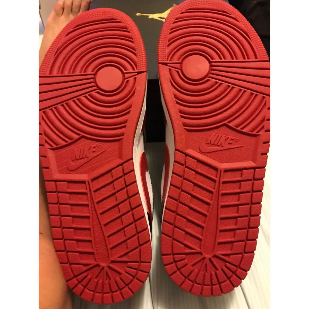 Nike shoes  - WHITE/Gym Red-Black 1