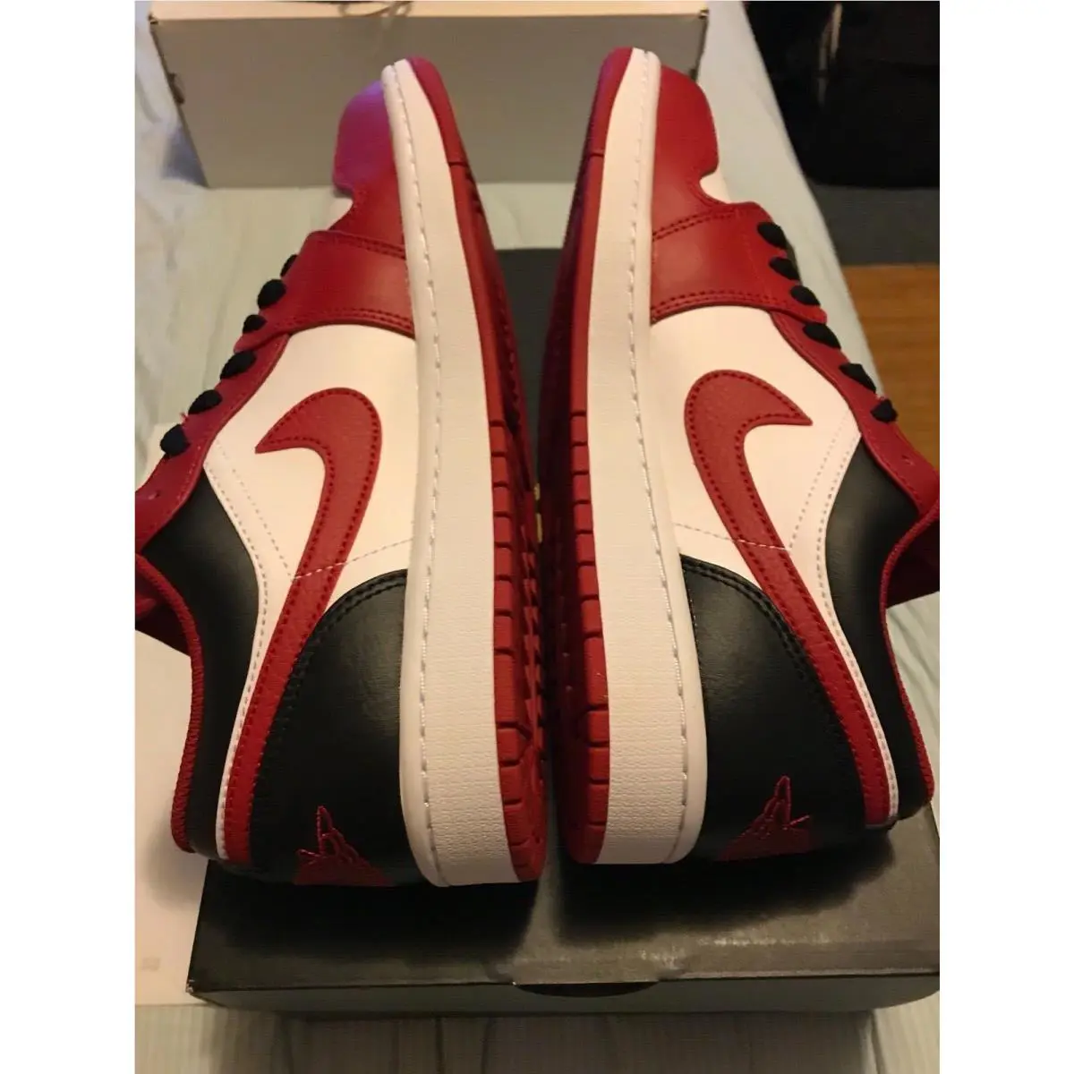 Nike shoes  - WHITE/Gym Red-Black 3