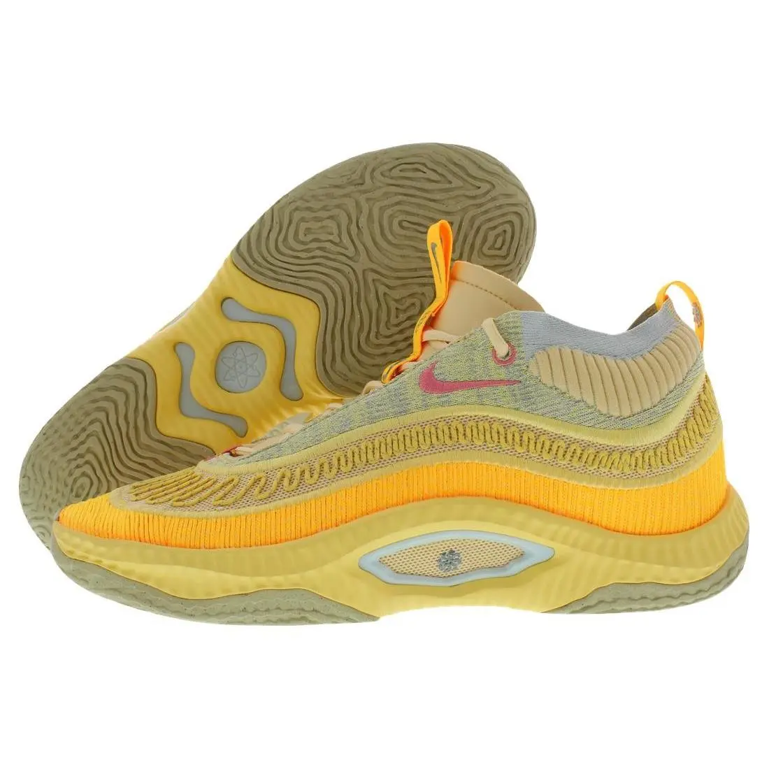 Nike Cosmic Unity 3 Unisex Shoes Size 14 Color: Pale Vanilla/sea Coral - Yellow, Main: Yellow