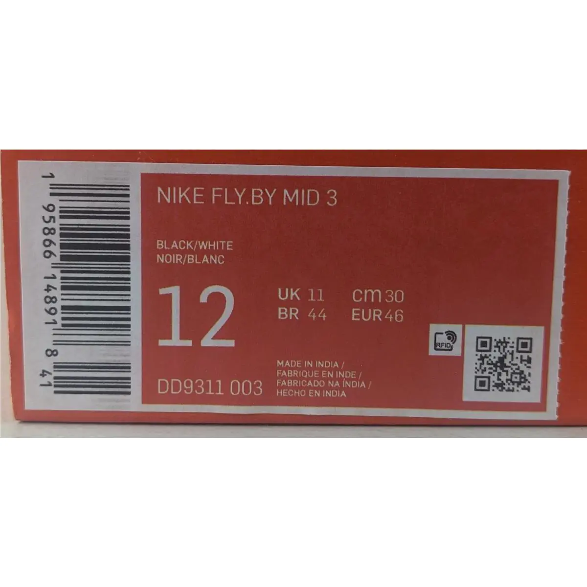 Nike shoes - Nike Fly By Mid - Fly Mid - DD9311 - Black 6