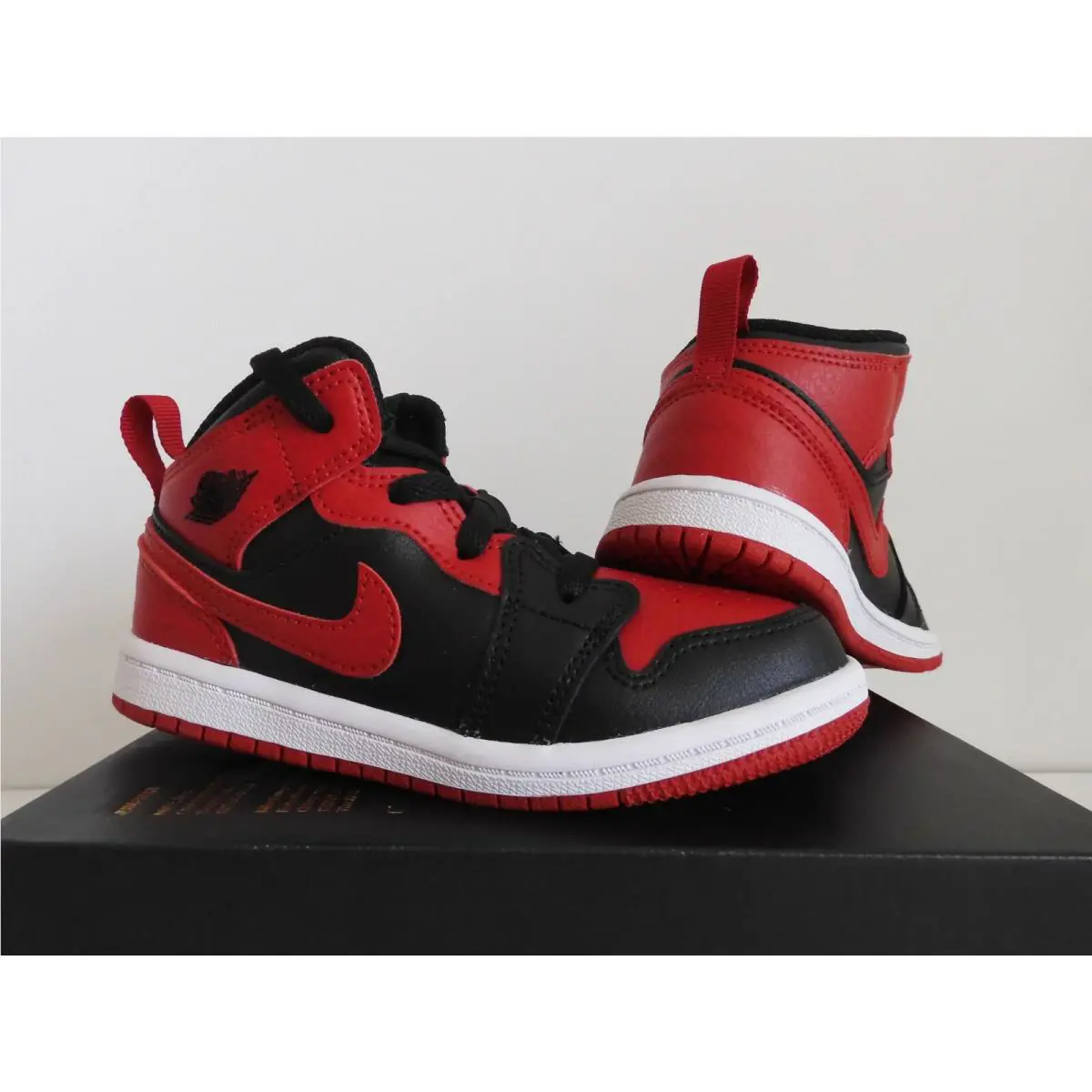 Nike shoes - Air Jordan 1 Mid - Air Mid - Black (UPC: 194498269299) 0