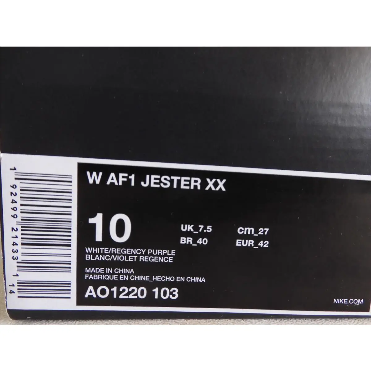 Nike shoes - Nike Air Force 1 - Air Force - AO1220-103 - White (UPC: 192499214331) 3