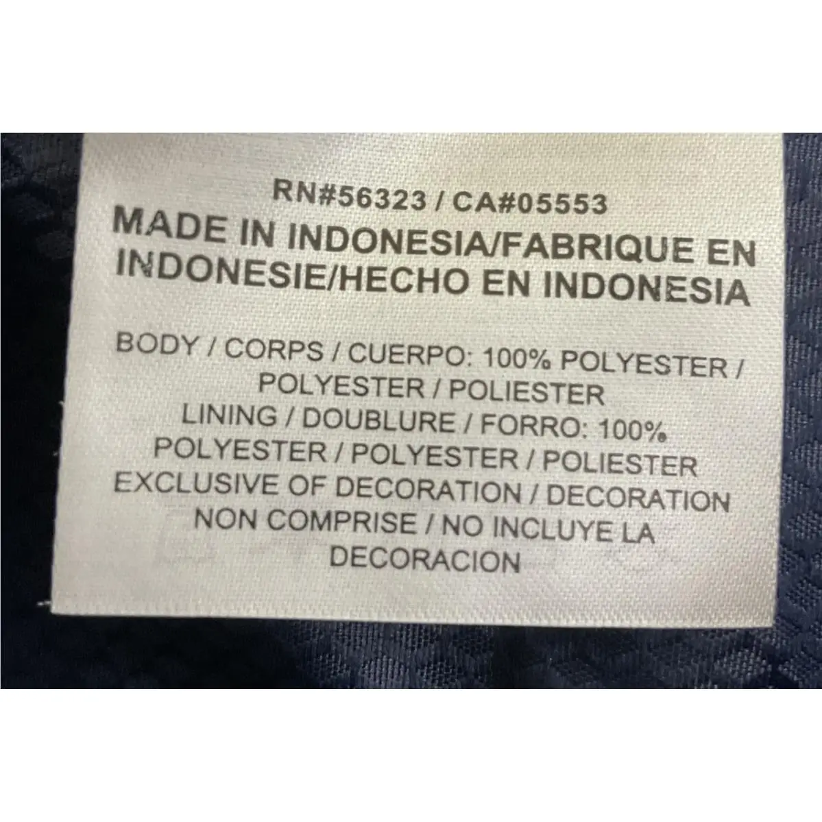 Nike clothing - 707185 - 707185 - Navy (UPC: 886060581921) 12