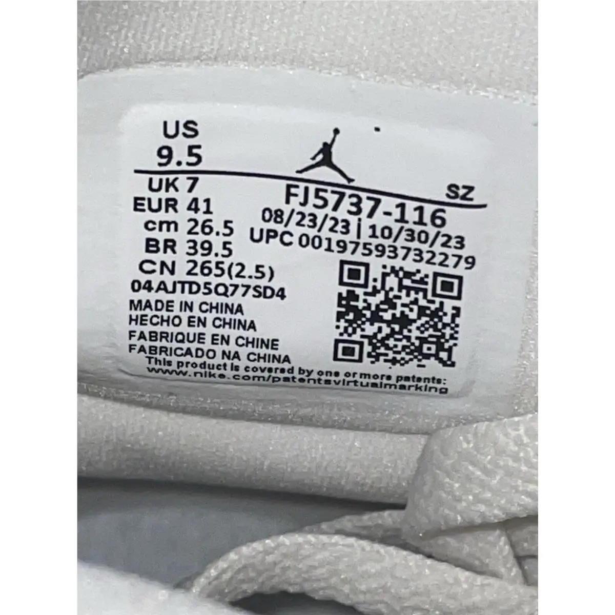 Nike shoes - Nike Air Jordan 1 - Air - FJ5737 116 - Sail/Legend Pink/Sail 4