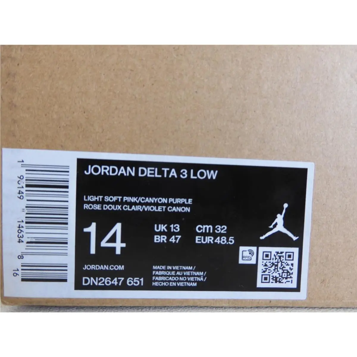 Nike shoes - Jordan Delta 3 - Delta - DN2647-651 - Pink (UPC: 196149146348) 3