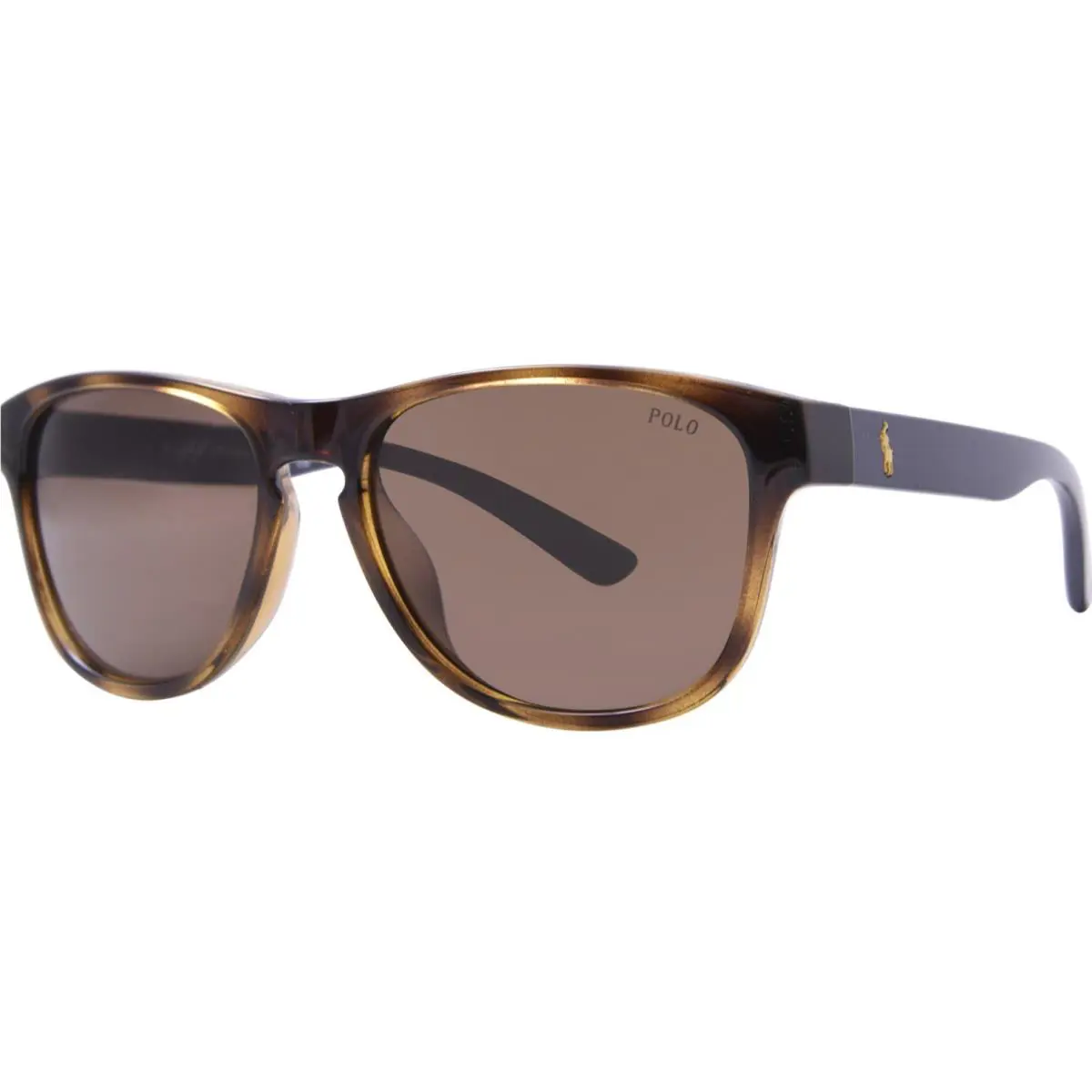 Polo Ralph Lauren PH4180U 5003/73 Sunglasses Shiny Havana 56mm 2-Set Of Temples - Frame: Havana, Lens: Brown