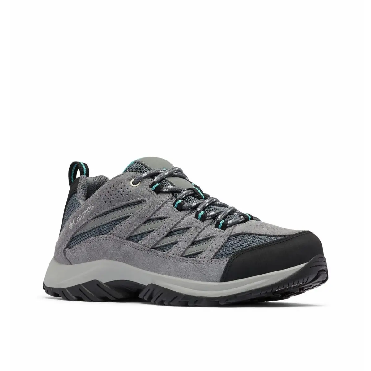 Columbia Womens Crestwood Hiking Shoe Graphite/pacific Rim 6