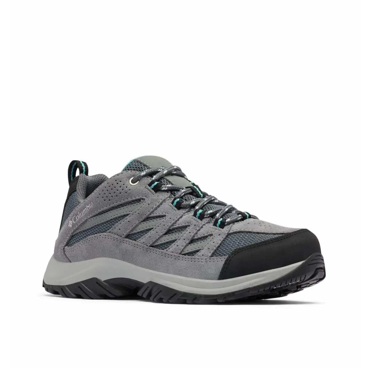 Columbia Womens Crestwood Hiking Shoe Graphite/pacific Rim 6