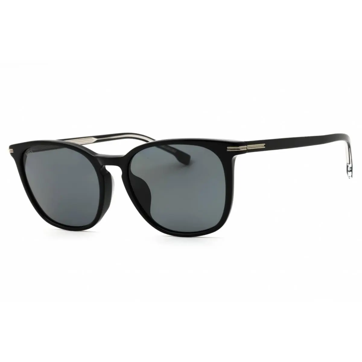 Men`s Sunglasses Black Plastic Square Frame Boss 1668/F/SK 0807 M9 by Hugo Boss