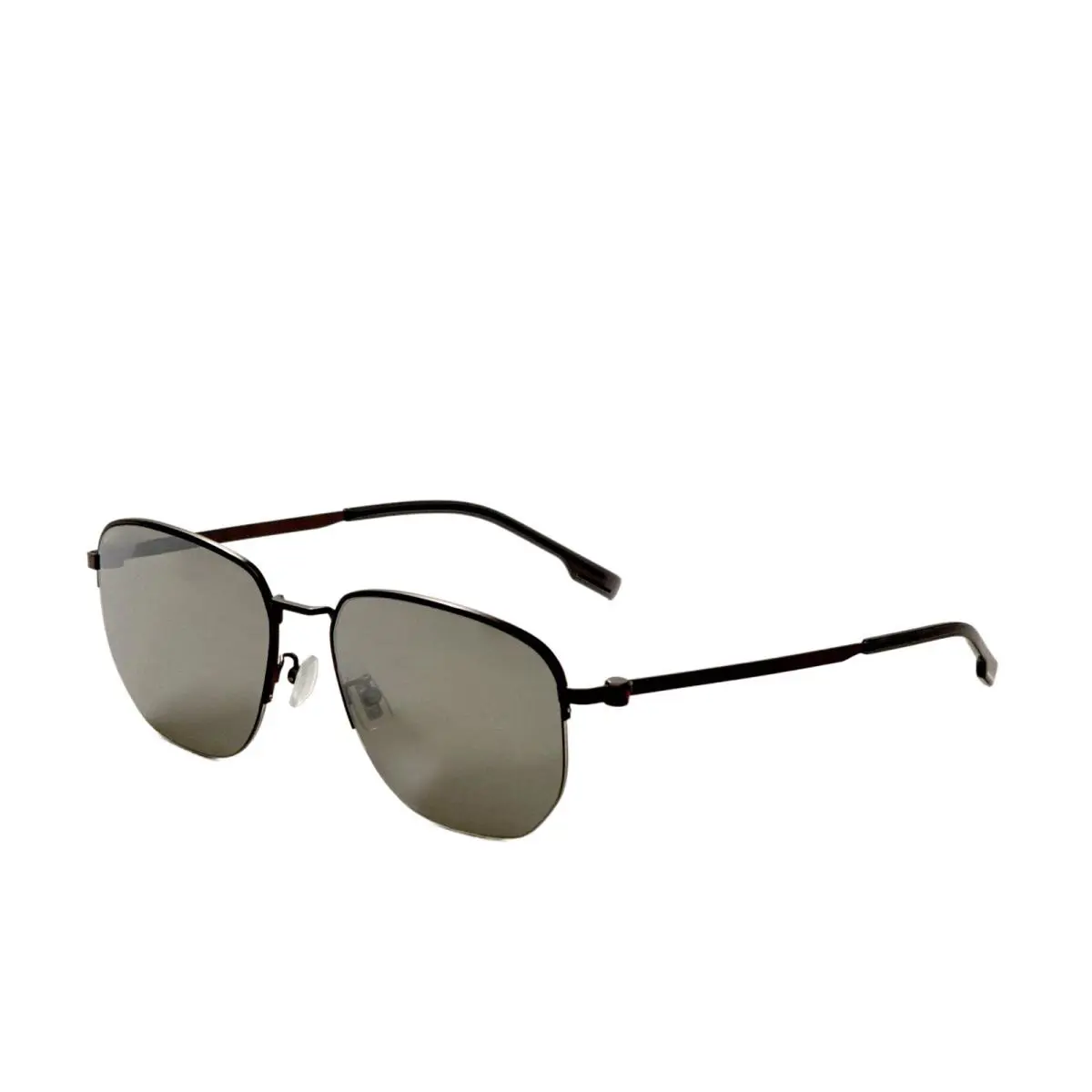 Men`s 57mm Matte Dark Ruthenium Sunglasses BOSS1538-F-SK-R80-57 by Hugo Boss