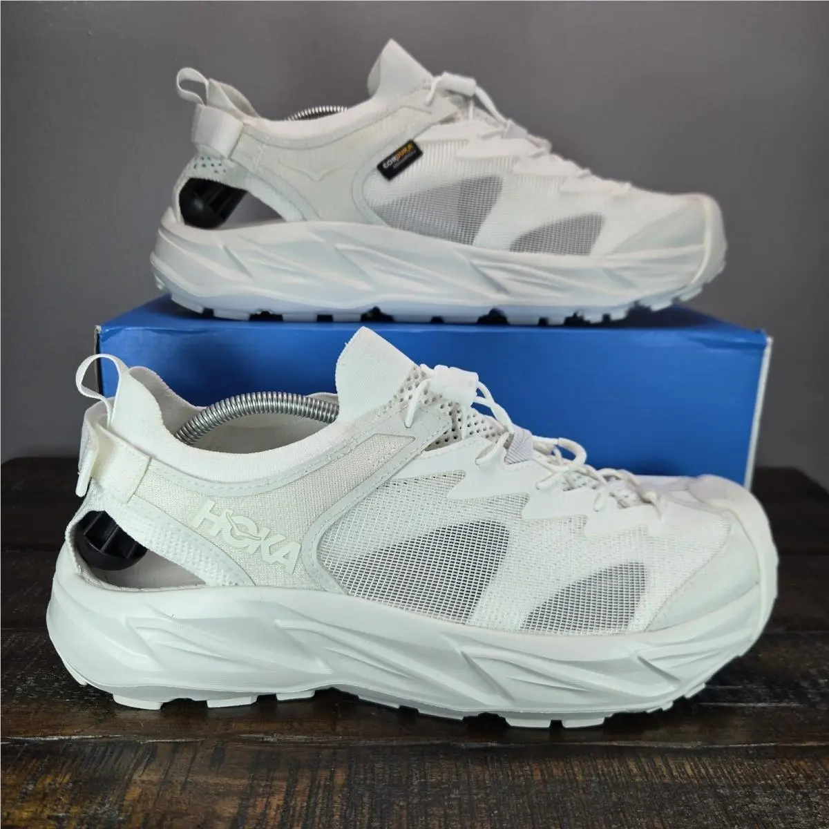 Hoka One One Hopara 2 Mens Size 13 D Running Water Shoes 1147650 Raww White