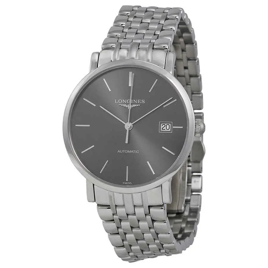 Longines Elegance Automatic Grey Dial Men`s Watch L48104726