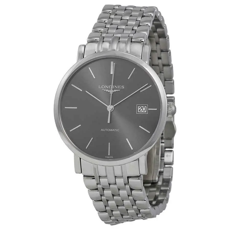 Longines Elegance Automatic Grey Dial Men`s Watch L48104726