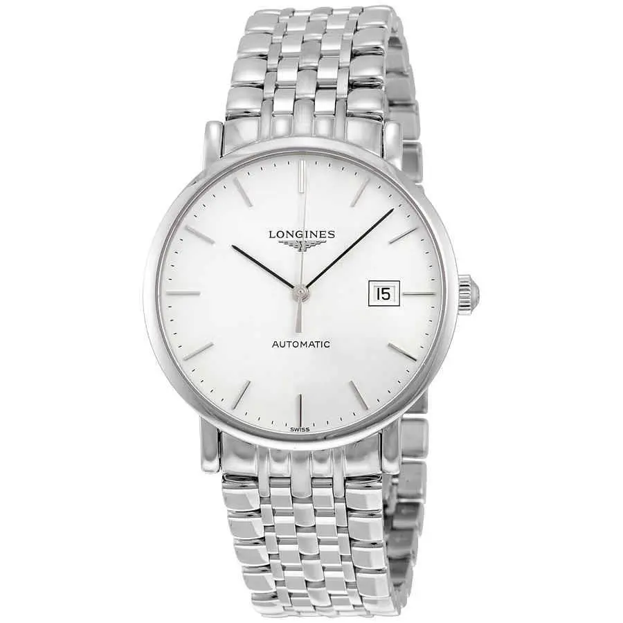 Longines Elegant Automatic White Dial Men`s Watch L4.910.4.12.6