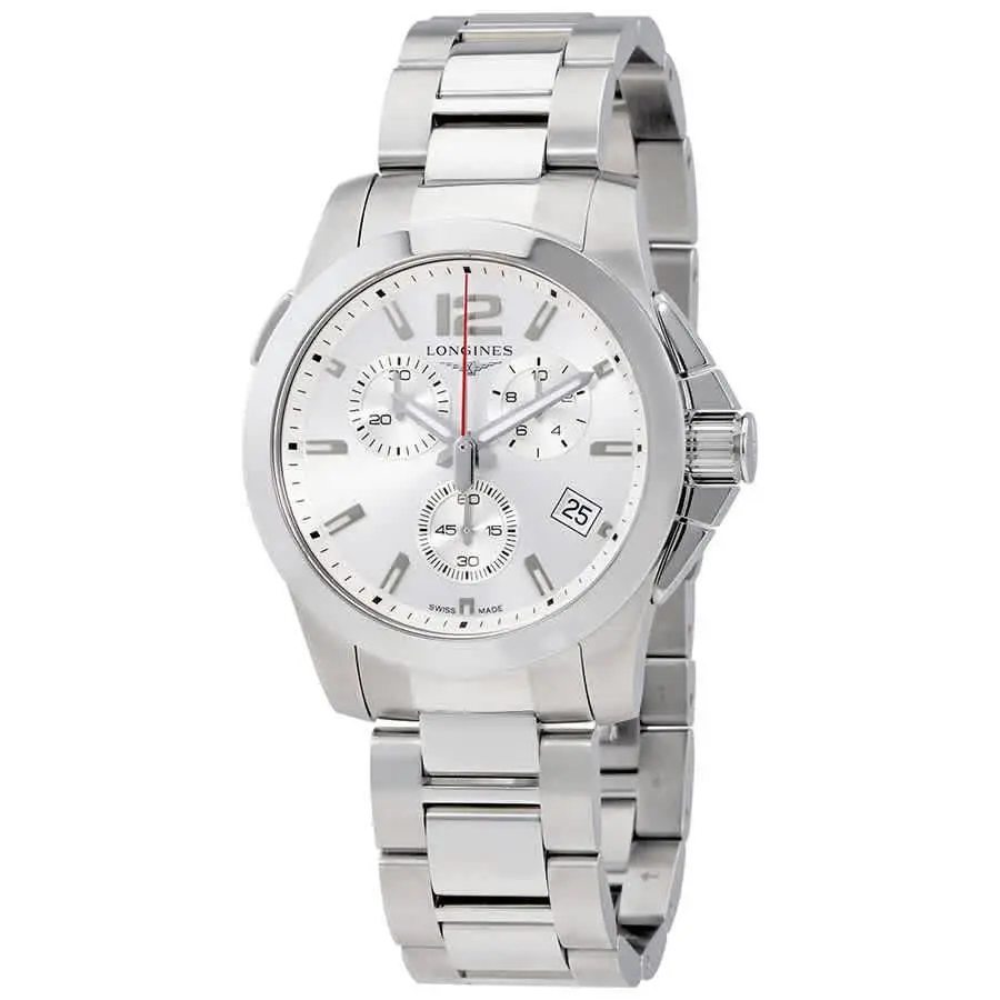 Sport Conquest Chronograph Men`s Watch L37024766 by Longines
