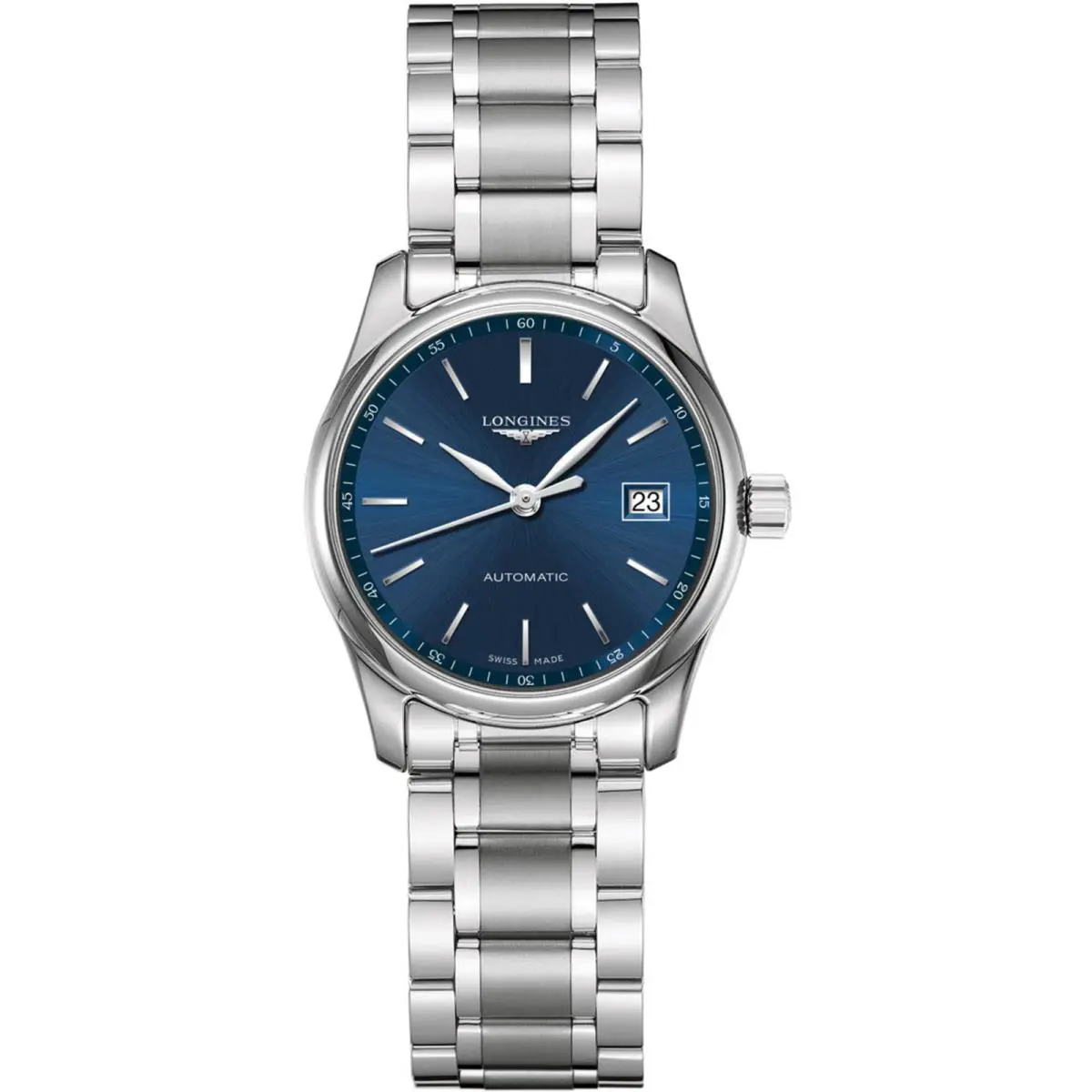 Longines Women`s Watch Master Automatic Blue Dial Steel Bracelet L22574926