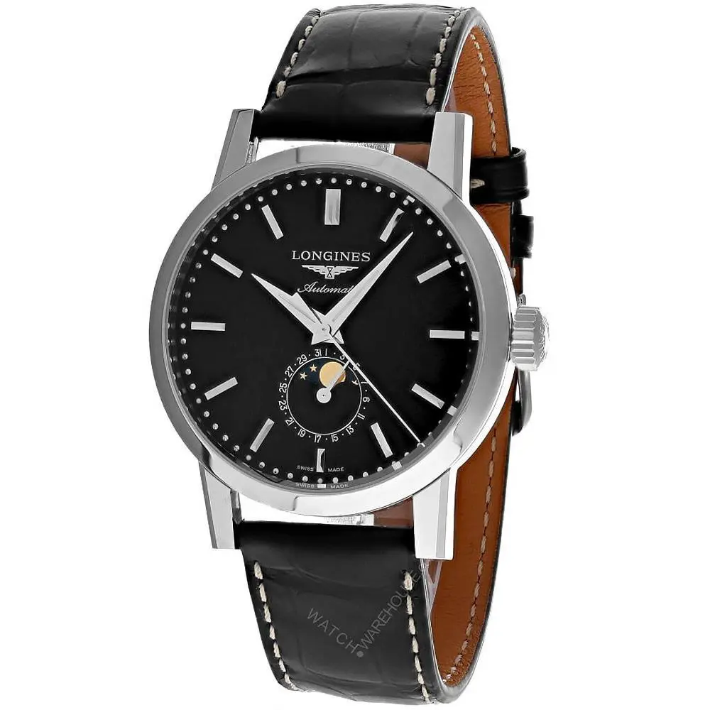 Longines Heritage 1832 Automatic 40mm Black Dial Men`s Watch L4.826.4.52.0