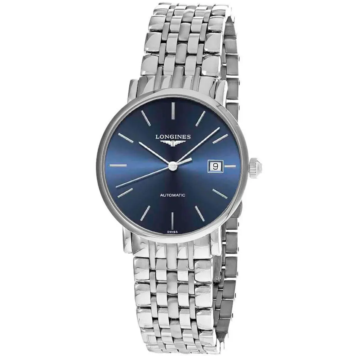 Longines Elegant Collection 37MM Blue Dial Men`s Watch L4.810.4.92.6