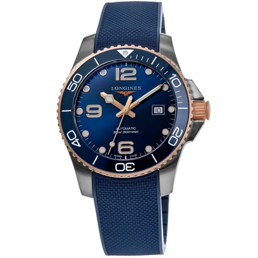 Longines Hydroconquest Automatic 41mm Blue Dial Men`s Watch L3.781.3.98.9
