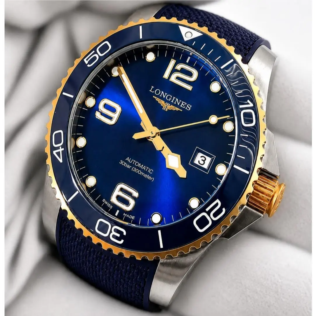 Hydroconquest Automatic 41mm Blue Dial Men`s Watch L3.781.3.98.9 by Longines