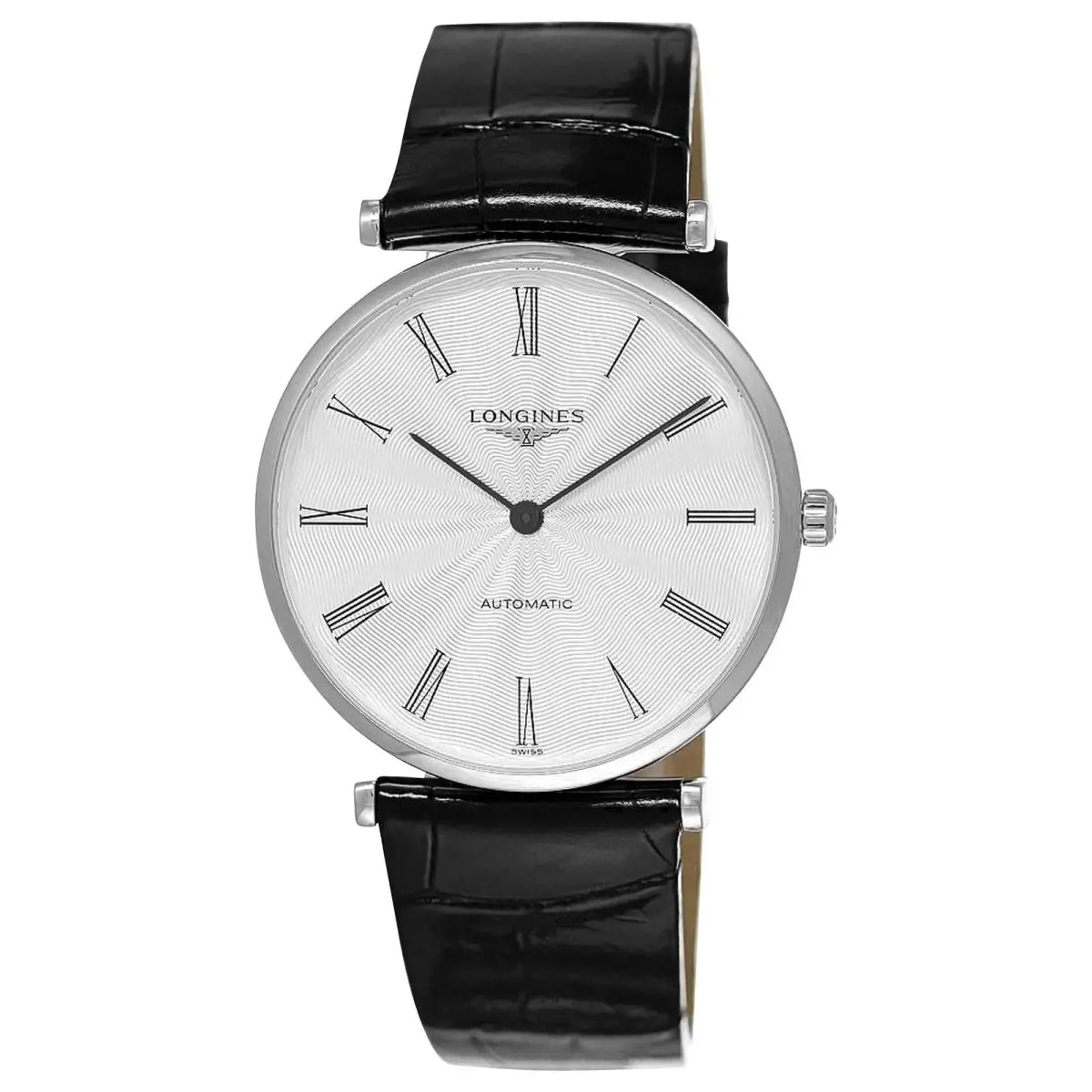 Longines La Grande Classique Automatic Black Leather Unisex Watch L4.908.4.71.2