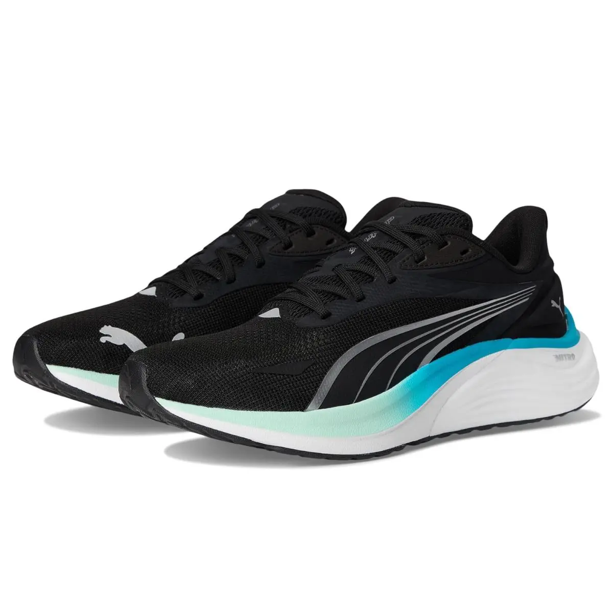 Puma shoes - Black/Mint Melt/Speed Blue 6