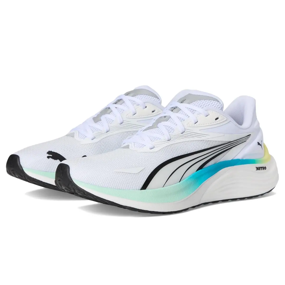 Puma shoes - Black/Mint Melt/Speed Blue 20