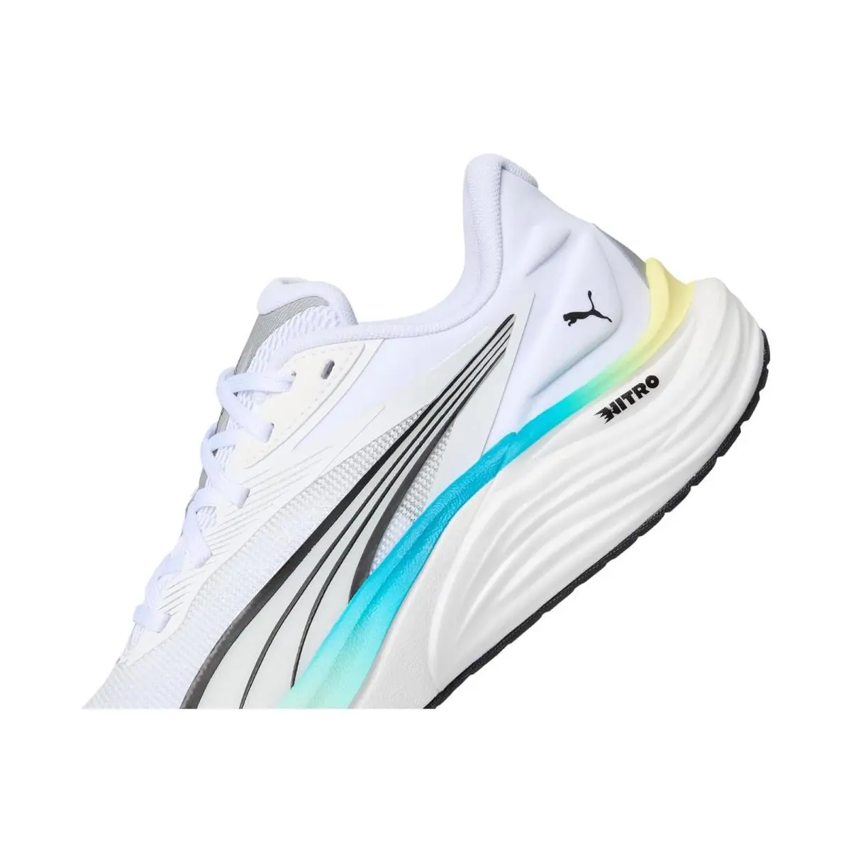 Puma shoes - Black/Mint Melt/Speed Blue 25