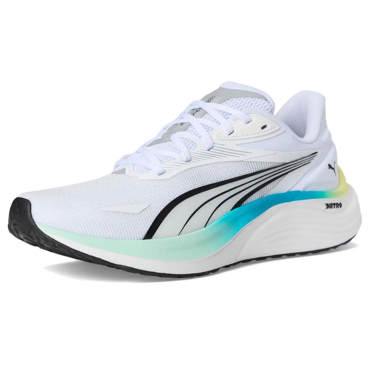Puma shoes - Black/Mint Melt/Speed Blue 26