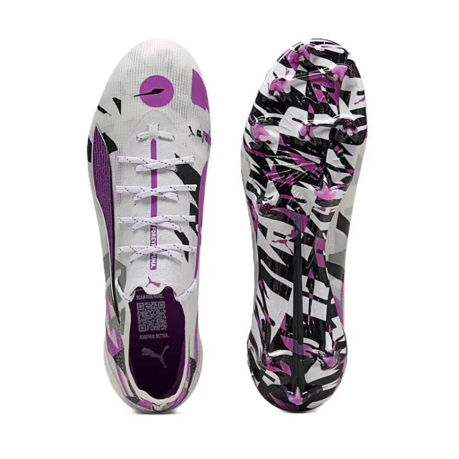 Puma shoes - White/Magenta/Gray/ Black 3