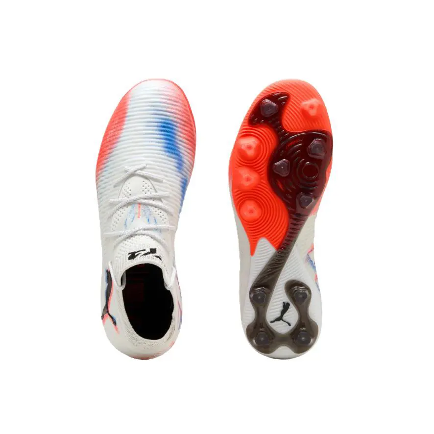Puma shoes - White / Black / Glowing Red 2