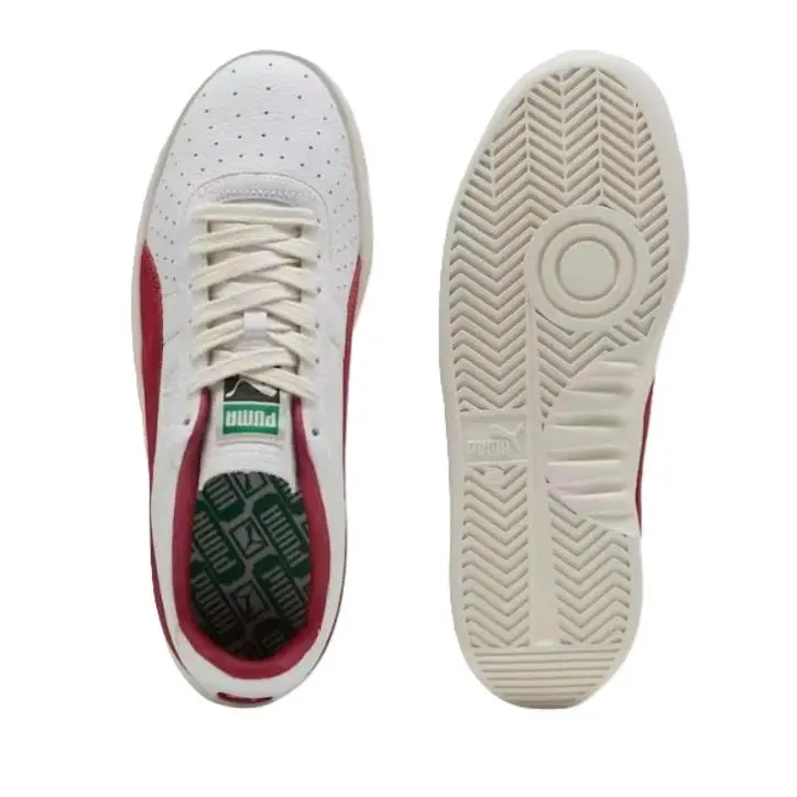 Puma shoes - White/Dark Crimson 2