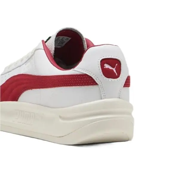 Puma shoes - White/Dark Crimson 4