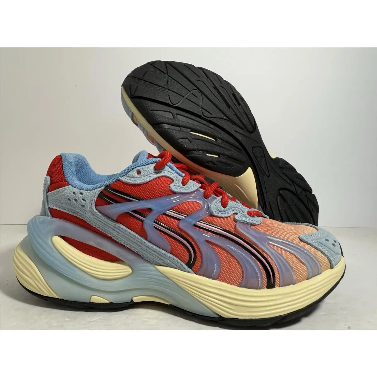 Puma shoes - Puma Inverse - Inverse - 402892 01 - Creamy Vanilla/For All Time Red/Team Light Blue 4