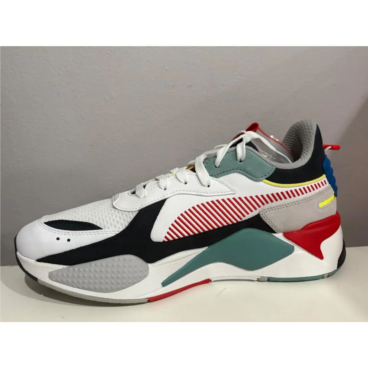 Puma shoes - PUMA RS-X - 386893-01 - PUMA WHT-PRSN NIGHT MNRL BL 1