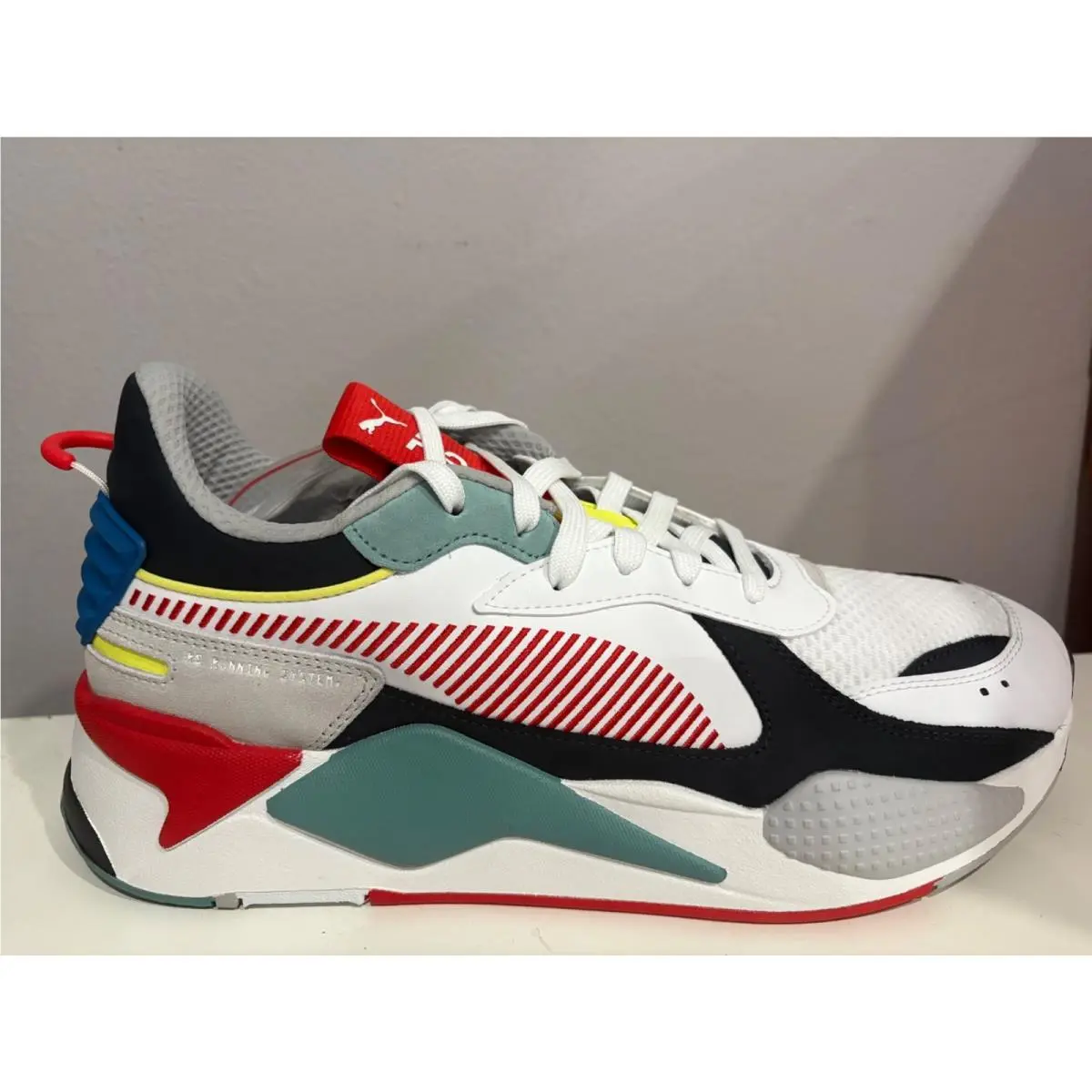 Puma shoes - PUMA RS-X - 386893-01 - PUMA WHT-PRSN NIGHT MNRL BL 4