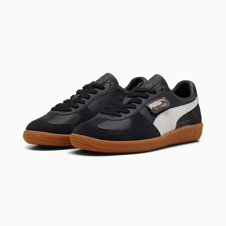 Puma shoes - PUMA Palermo - Palermo - 396464-03 - PUMA BLACK FEATHER GRAY GUM 5