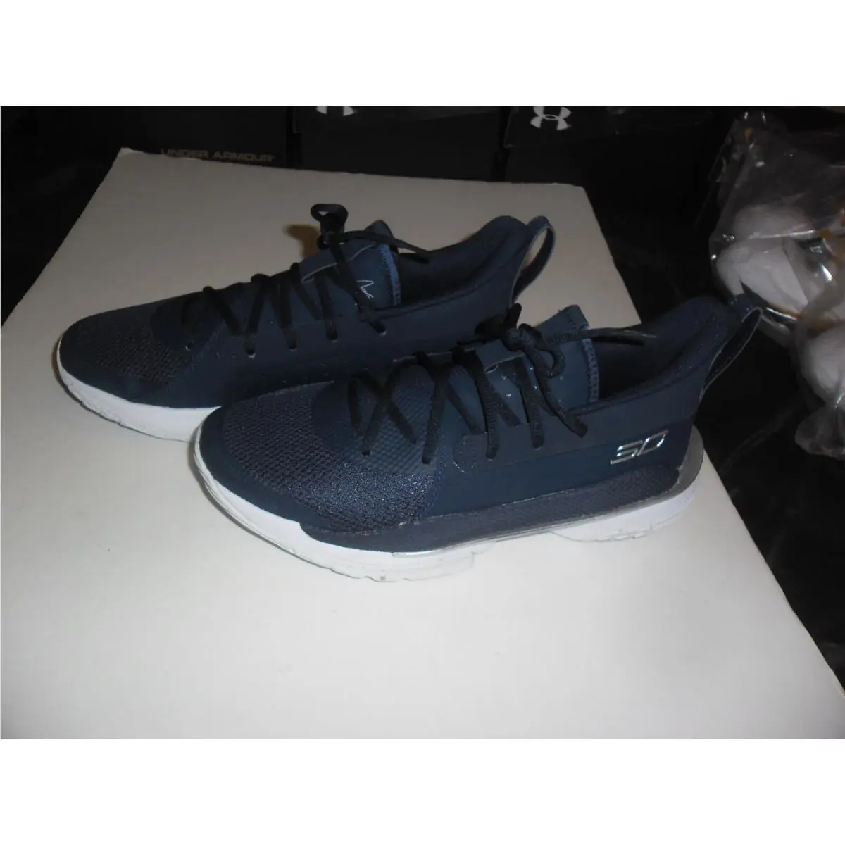 Under Armour shoes - Under Armour Team Curry 7 - 3023838 - Navy 1