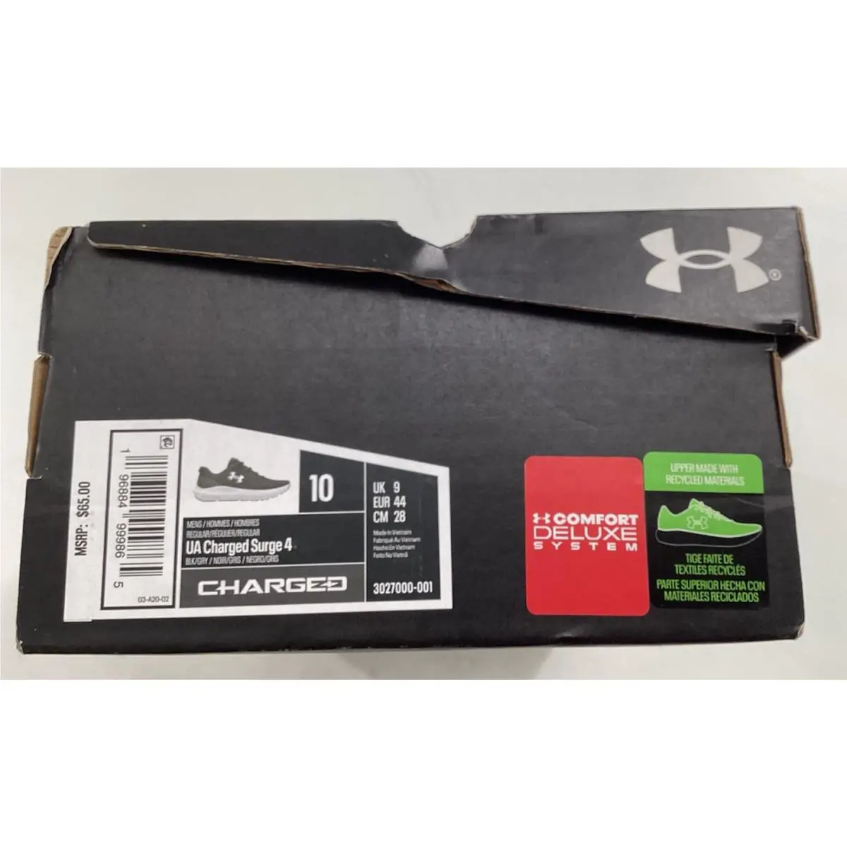 Under Armour shoes - Under Armour Surge - Surge - Black (UPC: 196414206517) 3