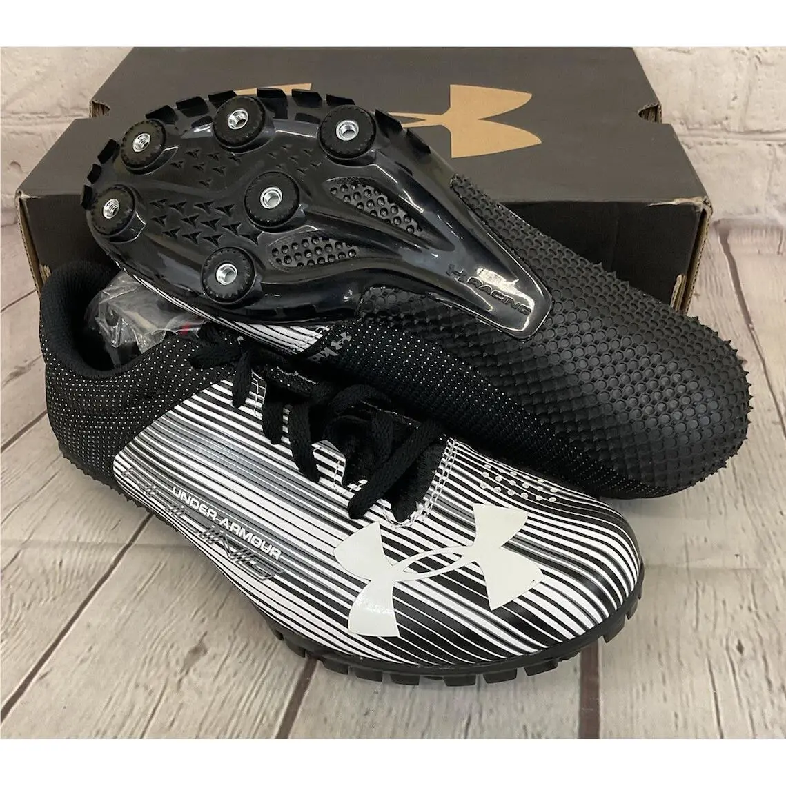 Under Armour shoes - Under Armour Kick Sprint - Kick Sprint - 1297114-100 - Black (UPC: 190085862102) 0