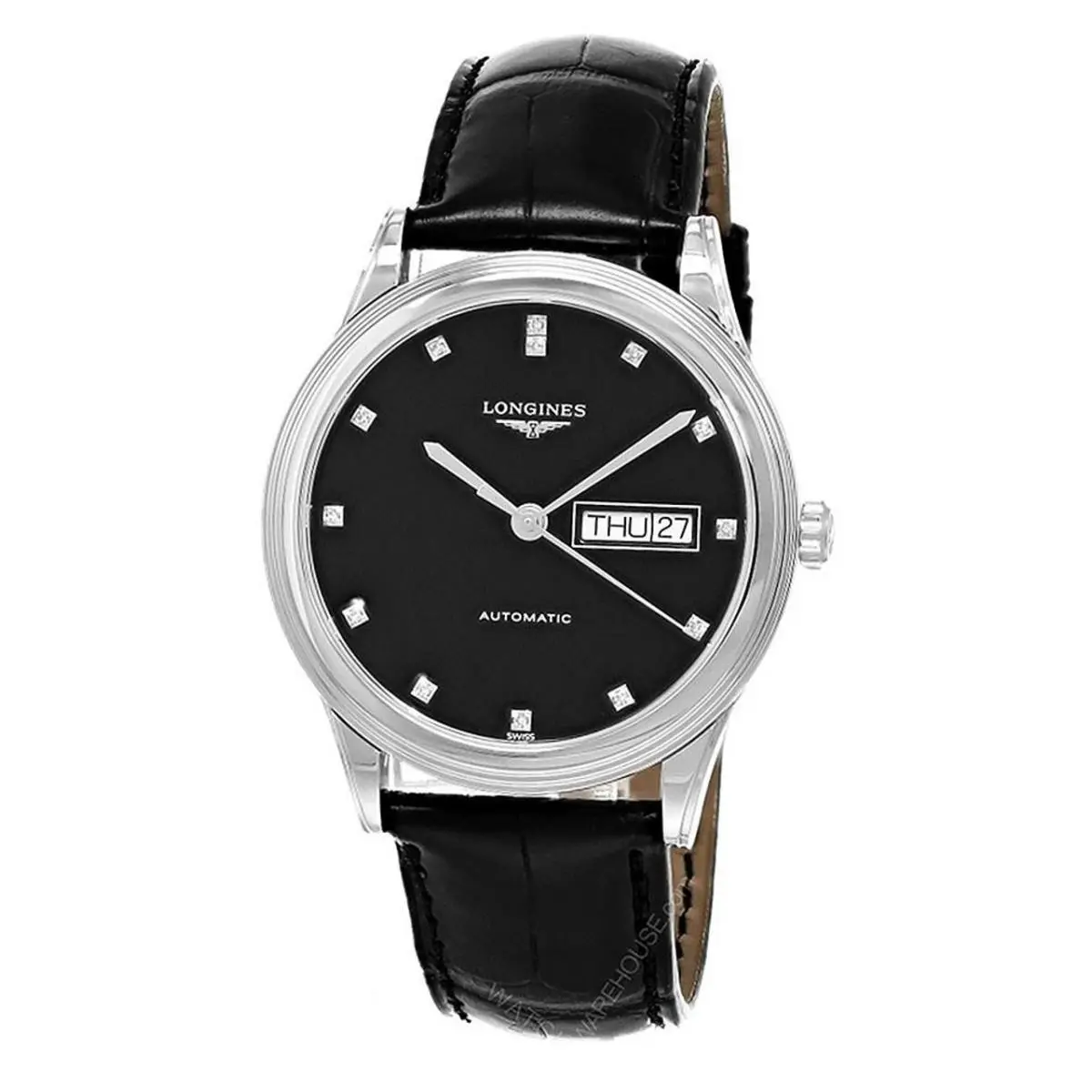 Longines Flagship Automatic 13 Diamond 38.5mm Men`s Watch L4.899.4.57.2