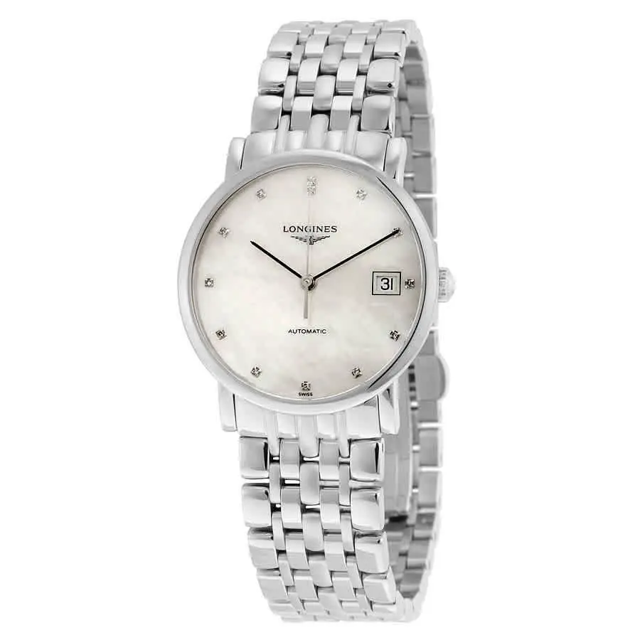 Elegant Automatic Mop Ladies Watch L4.809.4.87.6 by Longines