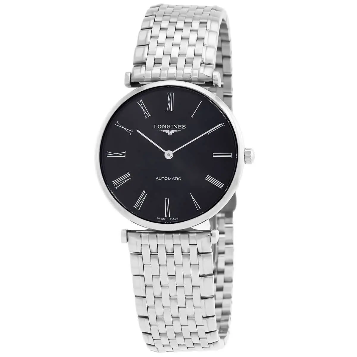 Longines La Grande Automatic Black Dial Men`s Watch L4.918.4.51.6