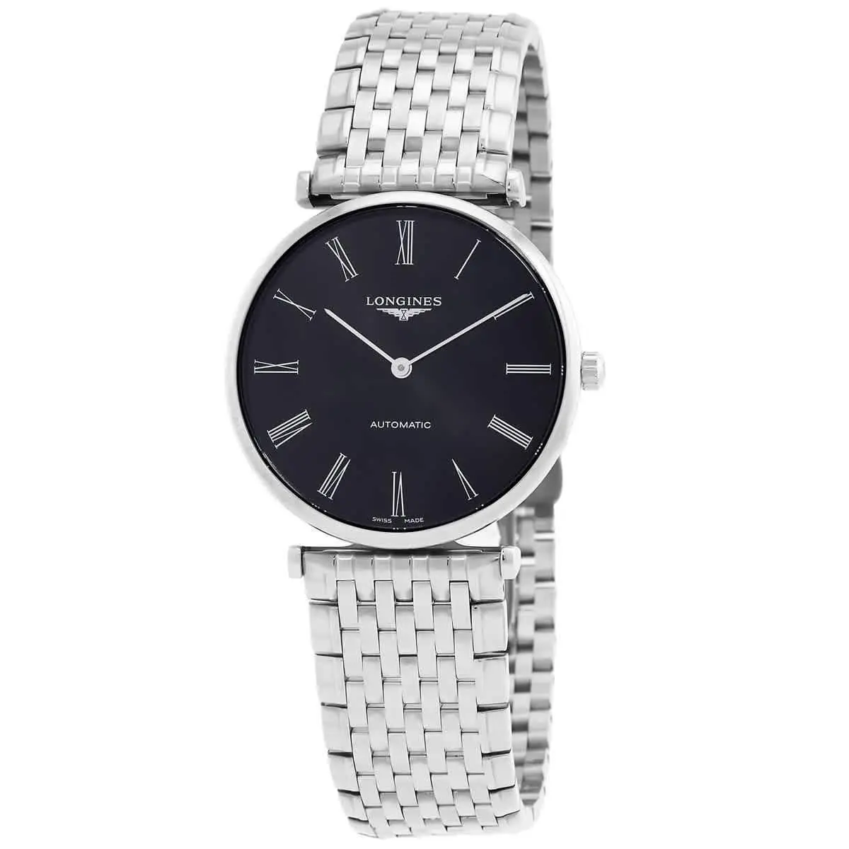 Longines La Grande Automatic Black Dial Men`s Watch L4.918.4.51.6