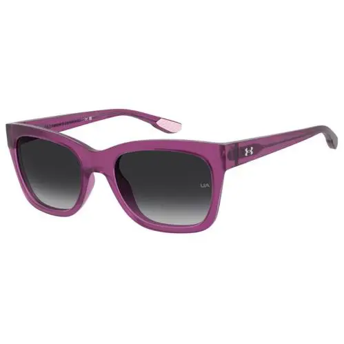 Under Armour UA Dime A309O Violet Pink/dark Grey Cat Eye Women`s Sunglasses - Frame: Violet Pink, Lens: Dark Grey