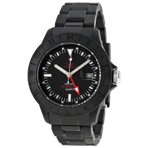 Toy Watch Unisex Men`s Women`s Jet Lag Black Plasteramic 40mm Watch F1005 by ToyWatch