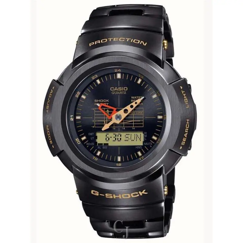 G-shock Porter Collaboration Solar Radio Wave Black Analog AWM-500GC-1A by Casio
