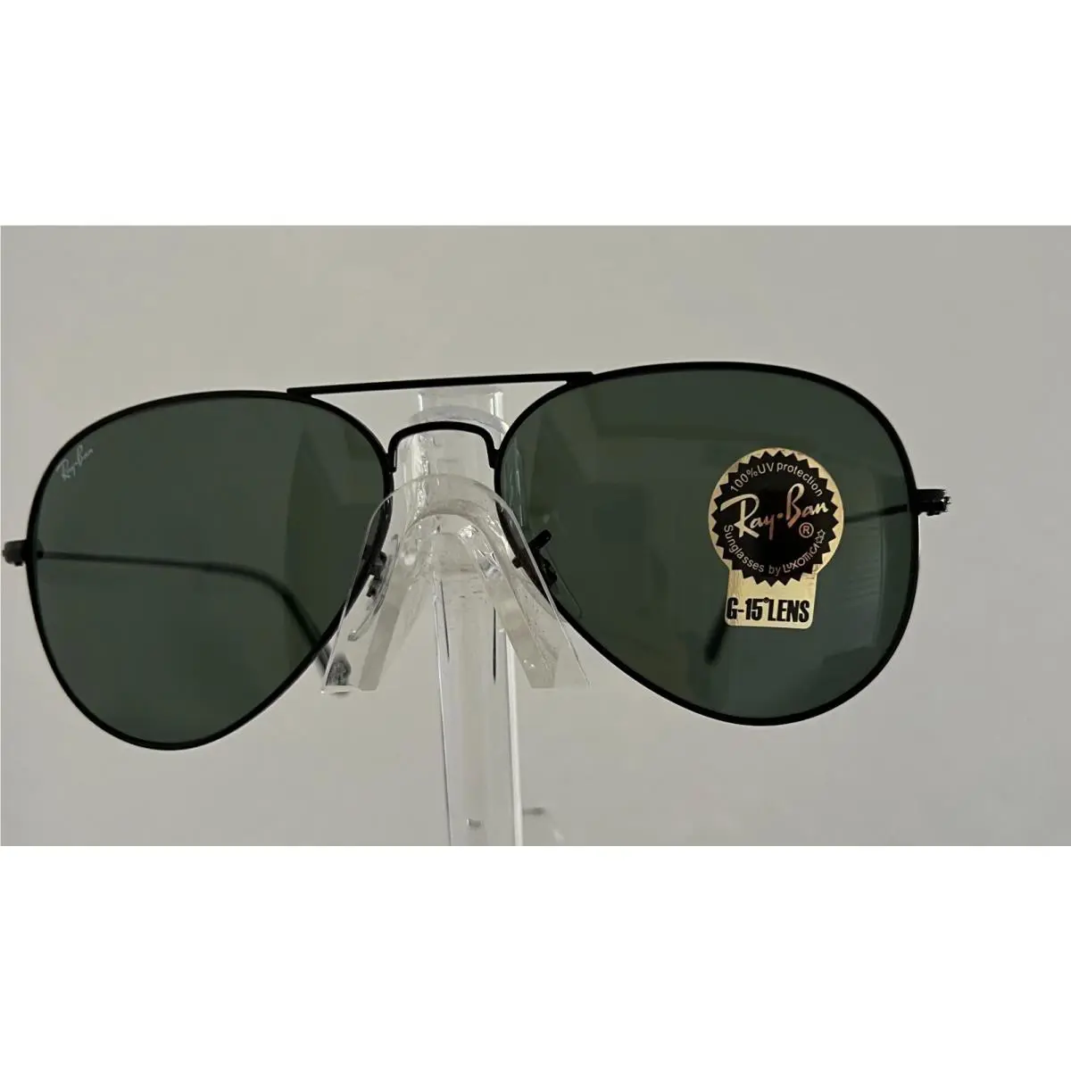 Ray-ban Aviator Large Metal RB3025 L2823 58mm Black with G-15 Green Lenses