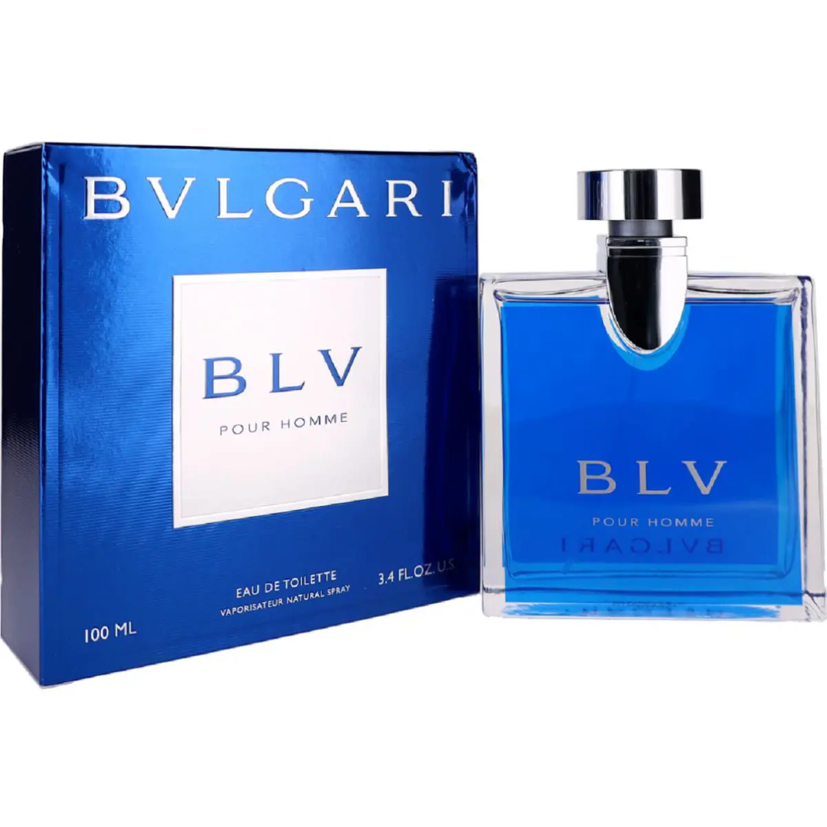Bvlgari Pour Homme For Men Blv Cologne Eau de Toilette Edt Spray 3.4oz