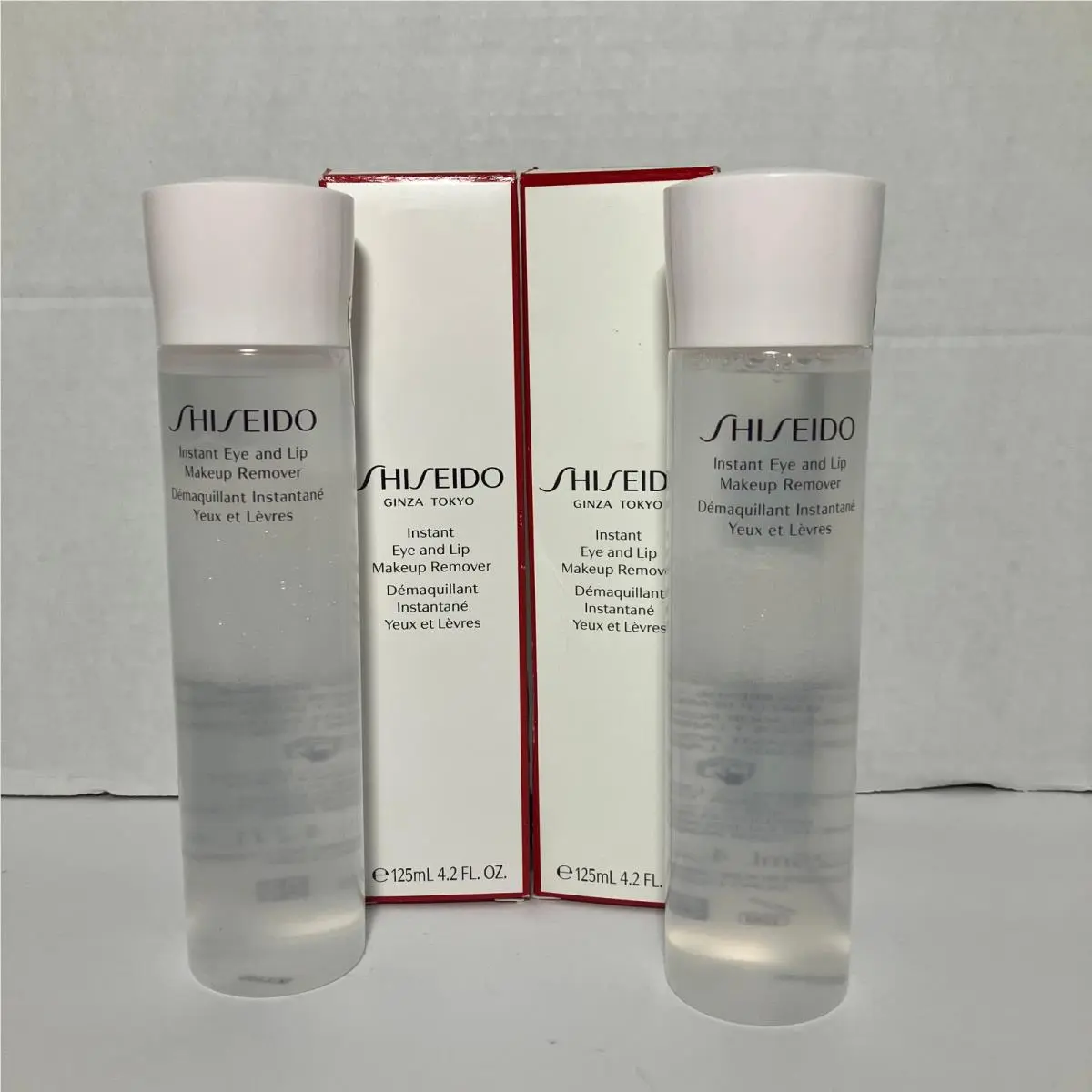 Shiseido Instant Eye Lip Makeup Remover 2 pk 4.2 Fl.oz Each
